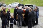 Fijnaart 10 januari 2015                                                                                                     Begrafenis van de vader van Frans en Dorus Bauer; Chris in de kerk in Fijnaart.De moeder van Frans en Mariska en de kinderen zijn natuurlijk aanwezig.