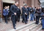 Fijnaart 10 januari 2015                                                                                                     Begrafenis van de vader van Frans en Dorus Bauer; Chris in de kerk in Fijnaart.De moeder van Frans en Mariska en de kinderen zijn natuurlijk aanwezig.