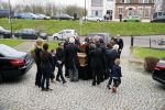 Fijnaart 10 januari 2015                                                                                                     Begrafenis van de vader van Frans en Dorus Bauer; Chris in de kerk in Fijnaart.De moeder van Frans en Mariska en de kinderen zijn natuurlijk aanwezig.