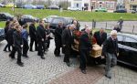 Fijnaart 10 januari 2015                                                                                                     Begrafenis van de vader van Frans en Dorus Bauer; Chris in de kerk in Fijnaart.De moeder van Frans en Mariska en de kinderen zijn natuurlijk aanwezig.