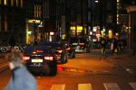 Amsterdam 13 januari 2015
Nieuwjaarsreceptie Koning Willem Alexander en Koningin Maxima in het paleis op de dam.
Geert Wilders vertrekt via de achterkant van het paleis . Zijn beveiliging rijdt in 4 auto's