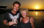 Curacao 31 december 2014
Gerad Joling met zijn moeder op Curacao waar hij oud en nieuw optreedt bij het Lions Dive hotel.