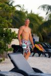Curacao 31 december 2014
Judoka Henk Grol op het strand van Lions Dive