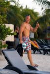 Curacao 31 december 2014
Judoka Henk Grol op het strand van Lions Dive