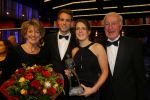 Amsterdam 16 december 2014
Sportman van het jaar verkiezing in de RAI.
Ireen v Wuust met haar vriend en ouders