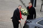 Fijnaart 10 januari 2015Begrafenis van de vader van Frans en Dorus Bauer; Chris in de kerk in Fijnaart.De moeder van Frans en Mariska en de kinderen zijn natuurlijk aanwezig. Jacques Senf
