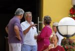 Curacao 31 december 2014
Willeke Alberti Jeroen Krabbe met vrouw Herma Krabbe zoon Jasper krabbe ( met dochters) Rogier van Boxtel en Derek Bolt bij het vuurwerk van Avila Beach hotel op Curacao vanwege oud en nieuw jaar
