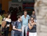 Curacao 1 januari 2015
Jeroen Pauw arriveert met zijn vriendin Nimet Groeneweg op  vliegveld Hato om hier samen met haar een vakantie te vieren.