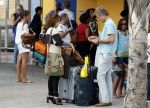 Curacao 1 januari 2015
Jeroen Pauw arriveert met zijn vriendin Nimet Groeneweg op  vliegveld Hato om hier samen met haar een vakantie te vieren.