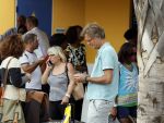 Curacao 1 januari 2015
Jeroen Pauw arriveert met zijn vriendin Nimet Groeneweg op  vliegveld Hato om hier samen met haar een vakantie te vieren.