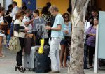Curacao 1 januari 2015
Jeroen Pauw arriveert met zijn vriendin Nimet Groeneweg op  vliegveld Hato om hier samen met haar een vakantie te vieren.