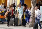 Curacao 1 januari 2015
Jeroen Pauw arriveert met zijn vriendin Nimet Groeneweg op  vliegveld Hato om hier samen met haar een vakantie te vieren.