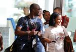 Curacao 1 januari 2015
Jetro Willems en zijn vriendin vliegen vanaf Curacao terug naar Nederland om daar aan de tweede seizoenshelft te beginnen met zijn club PSV