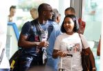 Curacao 1 januari 2015
Jetro Willems en zijn vriendin vliegen vanaf Curacao terug naar Nederland om daar aan de tweede seizoenshelft te beginnen met zijn club PSV