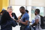 Curacao 1 januari 2015
Jetro Willems en zijn vriendin vliegen vanaf Curacao terug naar Nederland om daar aan de tweede seizoenshelft te beginnen met zijn club PSV