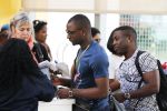 Curacao 1 januari 2015
Jetro Willems en zijn vriendin vliegen vanaf Curacao terug naar Nederland om daar aan de tweede seizoenshelft te beginnen met zijn club PSV