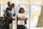 Curacao 1 januari 2015
Jetro Willems en zijn vriendin vliegen vanaf Curacao terug naar Nederland om daar aan de tweede seizoenshelft te beginnen met zijn club PSV
