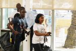 Curacao 1 januari 2015
Jetro Willems en zijn vriendin vliegen vanaf Curacao terug naar Nederland om daar aan de tweede seizoenshelft te beginnen met zijn club PSV