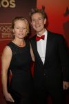 Amsterdam 16 december 2014
Sportman van het jaar verkiezing in de RAI.
Jochem Uytdehaage en partner Danielle Mouissie