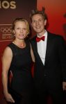 Amsterdam 16 december 2014
Sportman van het jaar verkiezing in de RAI.
Jochem Uytdehaage en partner Danielle Mouissie