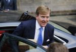 Amsterdam 13 januari 2015
Nieuwjaarsreceptie Koning Willem Alexander en Koningin Maxima in het paleis op de dam.
Ze arriveren in hun verlengde audi A8