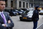 Amsterdam 14 januari 2015
Centaal station van Amsterdam gezien vanuit het eye theater.Koning Willem Alexander en koningin Maxima arriveren bij het paleis op de dam voor de nieuwjaarsreceptie. verlengde A8 Koning Willem Alexander