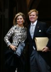 Amsterdam 14 januari 2015
Centaal station van Amsterdam gezien vanuit het eye theater.Koning Willem Alexander en koningin Maxima arriveren bij het paleis op de dam voor de nieuwjaarsreceptie.