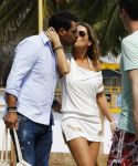 Curacao 27 december 2014
Kristel Hoekstra met vriend bij Zest op Curacao.