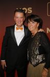Amsterdam 16 december 2014
Sportman van het jaar verkiezing in de RAI.
Louis v Gaal met zijn vrouw Truus v Gaal