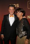 Amsterdam 16 december 2014
Sportman van het jaar verkiezing in de RAI.
Louis v Gaal met zijn vrouw Truus v Gaal