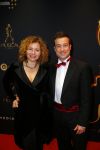 Utrecht 7 januari 2015
Musical awards gala in het Beatrix theater. Maaike Widdershoven met man