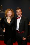Utrecht 7 januari 2015
Musical awards gala in het Beatrix theater. Maaike Widdershoven met man