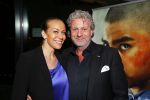 Amsterdam 14 januari 2015
Premiere Greencard warriors van Miriam Kruishoop in het eye theater.
Mark Teurlings met partner Yvette