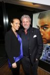 Amsterdam 14 januari 2015
Premiere Greencard warriors van Miriam Kruishoop in het eye theater.
Mark Teurlings met partner Yvette