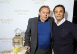 Amsterdam 12 januari 2015
Presentatie nieuwe geur van Roberto Cavalli bij restaurant Diverto.
sterrenkok Michel en eigenaar Robert van restaurant Diverto