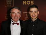 Amsterdam 16 december 2014
Sportman van het jaar verkiezing in de RAI.
Mountainbiker Michiel v d Heijden met oud wereldkampioen Hennie Kuiper
