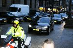 Amsterdam 13 januari 2015
Nieuwjaarsreceptie Koning Willem Alexander en Koningin Maxima in het paleis op de dam.
Pieter v Vollenhoven in zijn volkswagen Phaeton