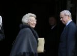 Amsterdam 13 januari 2015
Nieuwjaarsreceptie Koning Willem Alexander en Koningin Maxima in het paleis op de dam.
Prinses Beatrix in haar verlengde Volvo