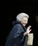 Amsterdam 13 januari 2015
Nieuwjaarsreceptie Koning Willem Alexander en Koningin Maxima in het paleis op de dam.
Prinses Beatrix in haar verlengde Volvo