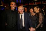 Amsterdam 16 december 2014
Sportman van het jaar verkiezing in de RAI.
Robin v Persie met zijn vrouw, moeder en opa