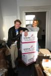 Alphen a/d Rijn 23 December 2014
Thomas Berge met zijn partner Myrthe in hun nieuwe huis