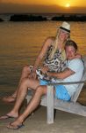 Curacao 31 december 2014
Thomas Berge en Myrthe Milius zijn op Curacao voor een optreden bij het Lions Dive Hotel. Thomas draagt een buddha to Buddha armband