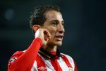 Eindhoven, 8 December 2015
laatste poulewedstrijd PSV-CSKA Moskou, eidnsatnd 2-1
PSV door naar de 1/8 finale
Andres Guardado
