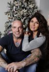 Apeldoorn 1 december 2015
Andy en Melisa v d Meyde met hun kinderen thuis voor de kerstboom