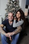 Apeldoorn 1 december 2015
Andy en Melisa v d Meyde met hun kinderen thuis voor de kerstboom