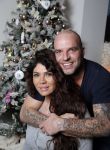 Apeldoorn 1 december 2015
Andy en Melisa v d Meyde met hun kinderen thuis voor de kerstboom