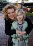 Amsterdam 10 januari 2016
Premiere race naar de maan in pathe arena.
Annette Barlo met zoon