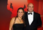 Amsterdam 15 december 2015
Sportgala/ sportverkiezing sportman en sportvrouw van het jaar in de Rai
Annette Roozen en partner