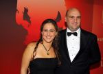 Amsterdam 15 december 2015
Sportgala/ sportverkiezing sportman en sportvrouw van het jaar in de Rai
Annette Roozen en partner