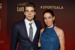 Amsterdam 15 december 2015
Sportgala/ sportverkiezing sportman en sportvrouw van het jaar in de Rai. Antoinette de Jong met partner